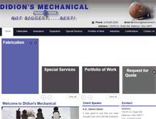 Tablet Screenshot of didionsmech.com